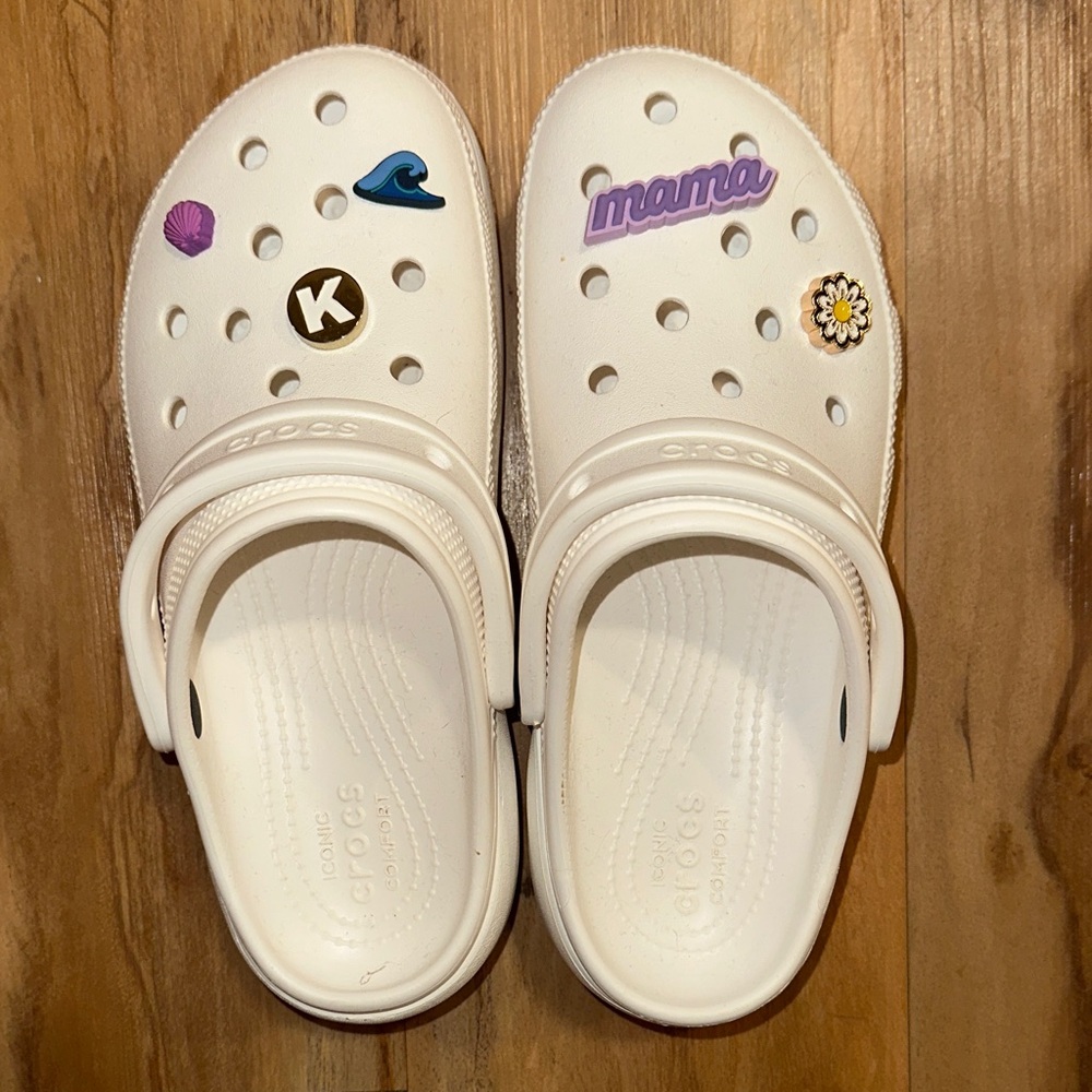 Platform Crocs with Fun Charms